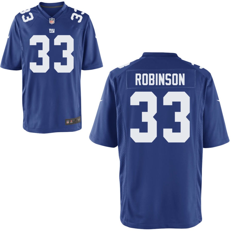 Aaron Robinson Youth Nike Royal New York Giants Custom Game Jersey