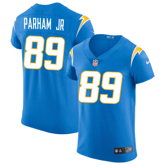 Donald Parham Jr Men's Nike Powder Blue Los Angeles Chargers Vapor Elite Custom Jersey