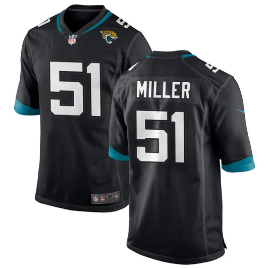 Ventrell Miller Men's Nike Black Jacksonville Jaguars Custom Game Jersey