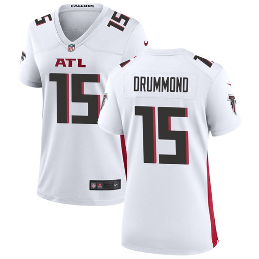 Dylan Drummond Women's Nike Atlanta Falcons White Custom Game Jersey