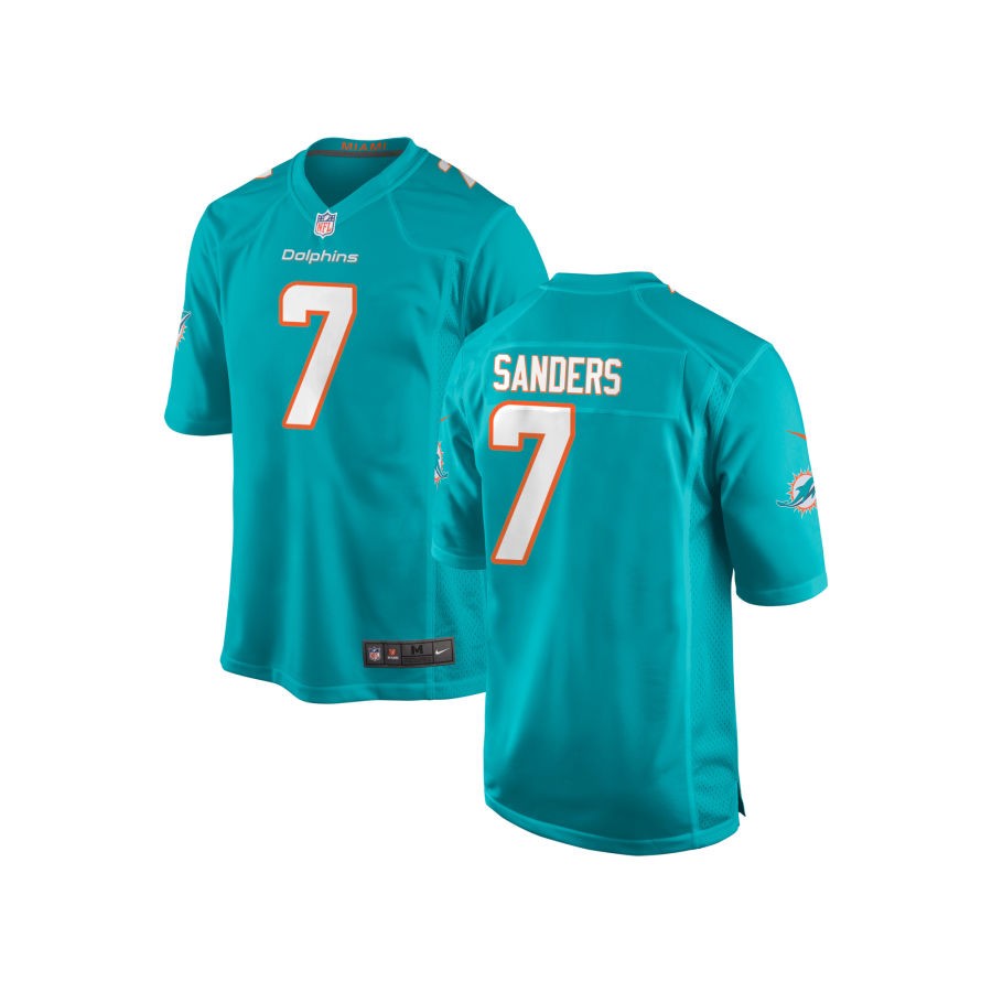 Jason Sanders Youth Nike Aqua Miami Dolphins 2018 Custom Game Jersey