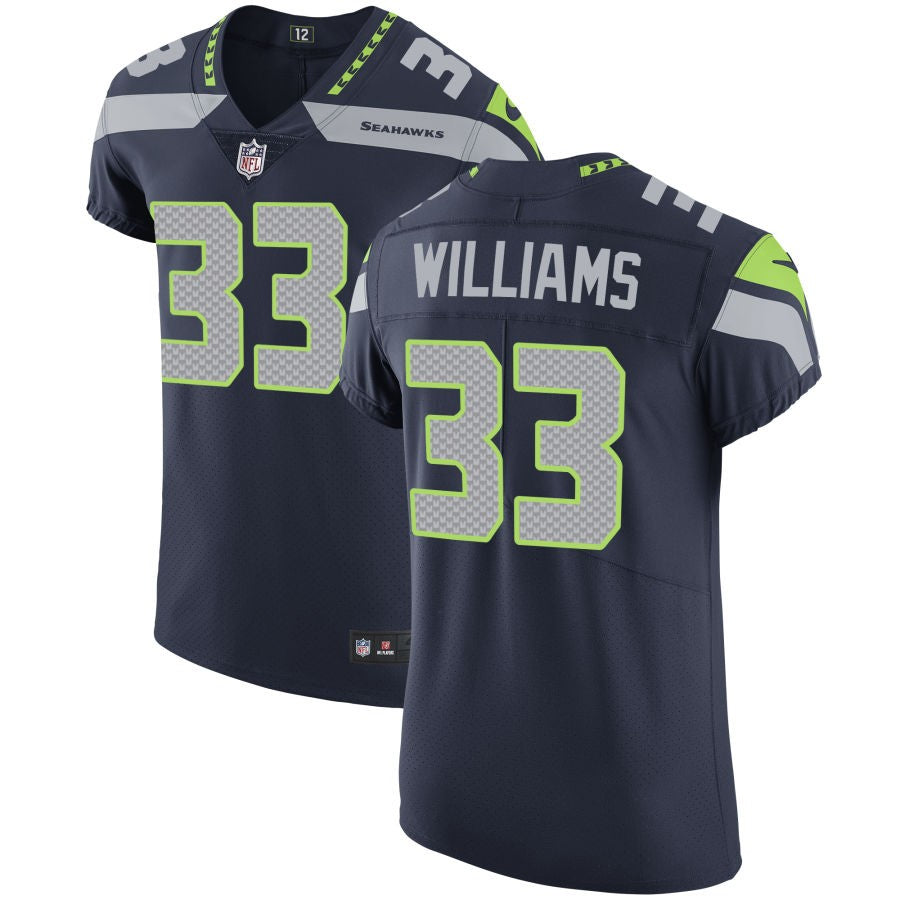 Dee Williams Men's Nike College Navy Seattle Seahawks Vapor Untouchable Custom Elite Jersey