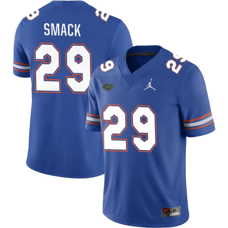 Trey Smack Men's Jordan Brand Royal Florida Gators Pick-A-Player NIL Replica Football Jersey