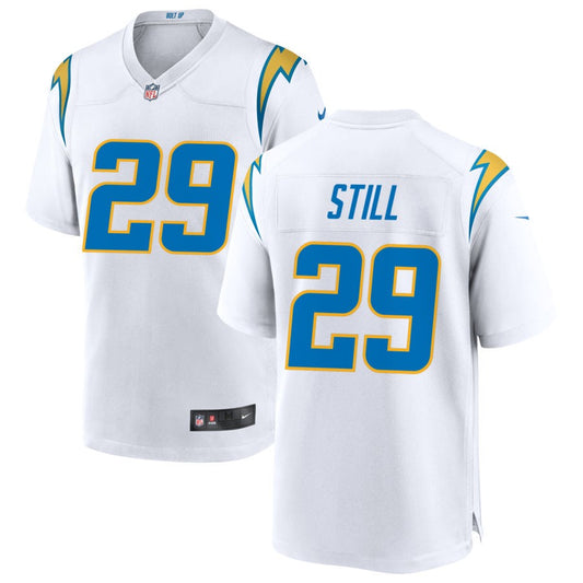 Tarheeb Still Men's Nike White Los Angeles Chargers Custom Game Jersey