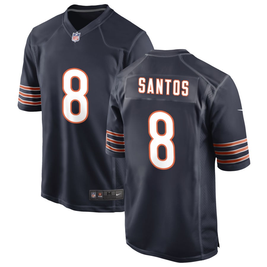 Cairo Santos Men's Nike Navy Chicago Bears Custom Game Jersey