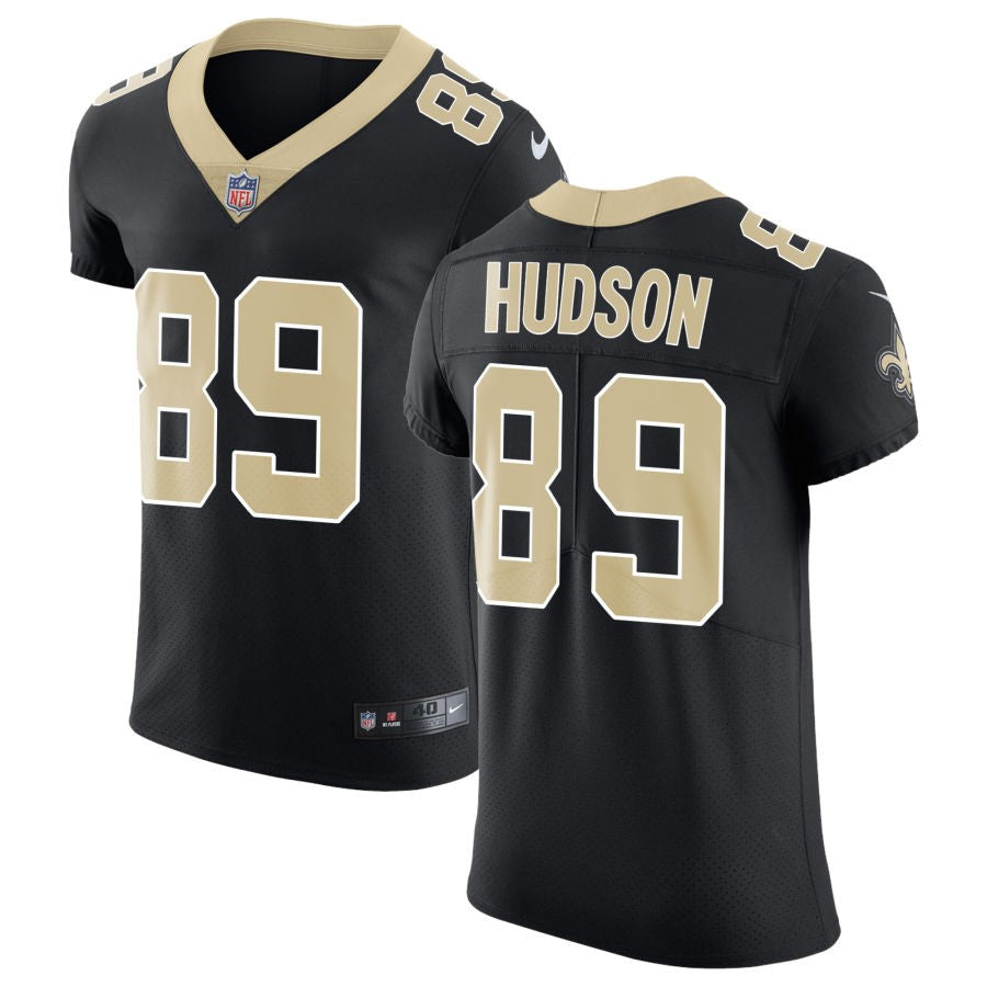 Tommy Hudson Men's Nike Black New Orleans Saints Vapor Untouchable Custom Elite Jersey