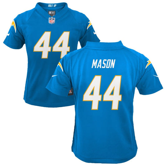 Ben Mason Youth Nike Powder Blue Los Angeles Chargers Custom Game Jersey