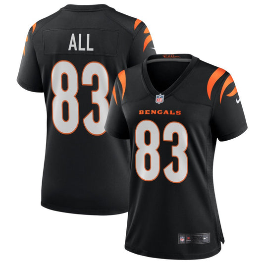 Erick All Women's Nike Black Cincinnati Bengals Game Custom Jersey