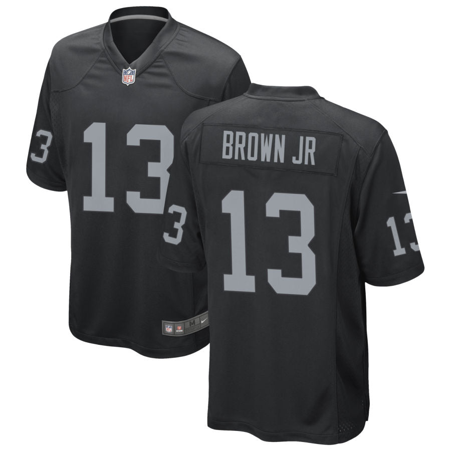 Anthony Brown Jr Men's Nike Black Las Vegas Raiders Custom Game Jersey