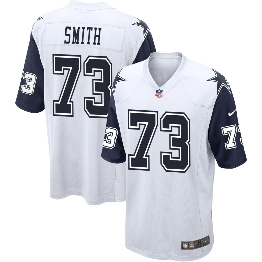 Tyler Smith Men's Nike  White Dallas Cowboys Alternate Custom Game Jersey