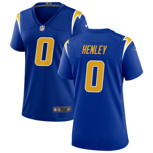 Daiyan Henley Women's Nike Royal Los Angeles Chargers Alternate Custom Game Jersey