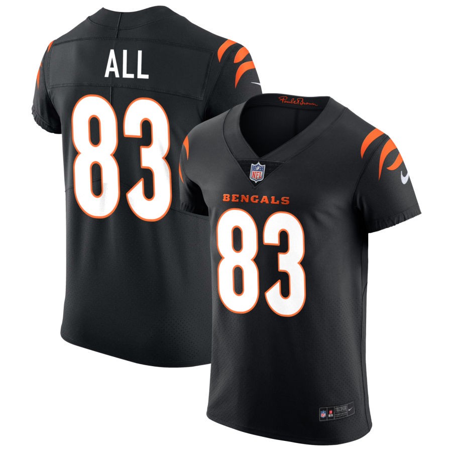 Erick All Men's Nike Black Cincinnati Bengals Vapor Elite Custom Jersey