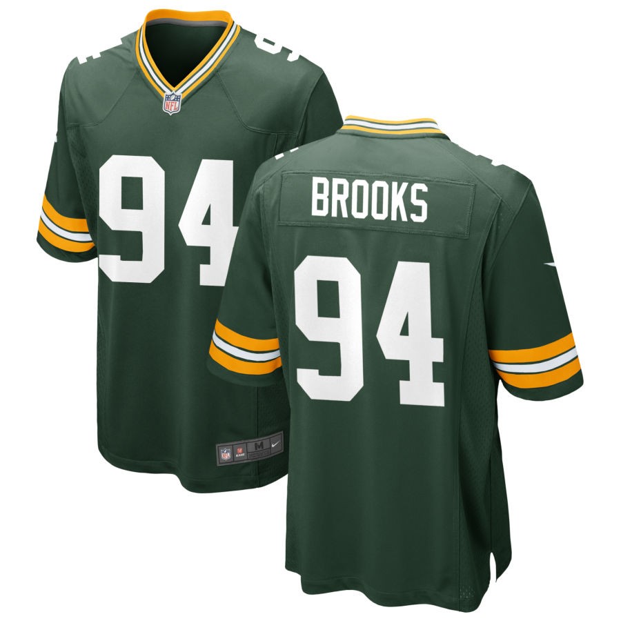 Karl Brooks Men's Nike Green Green Bay Packers Custom Game Jersey