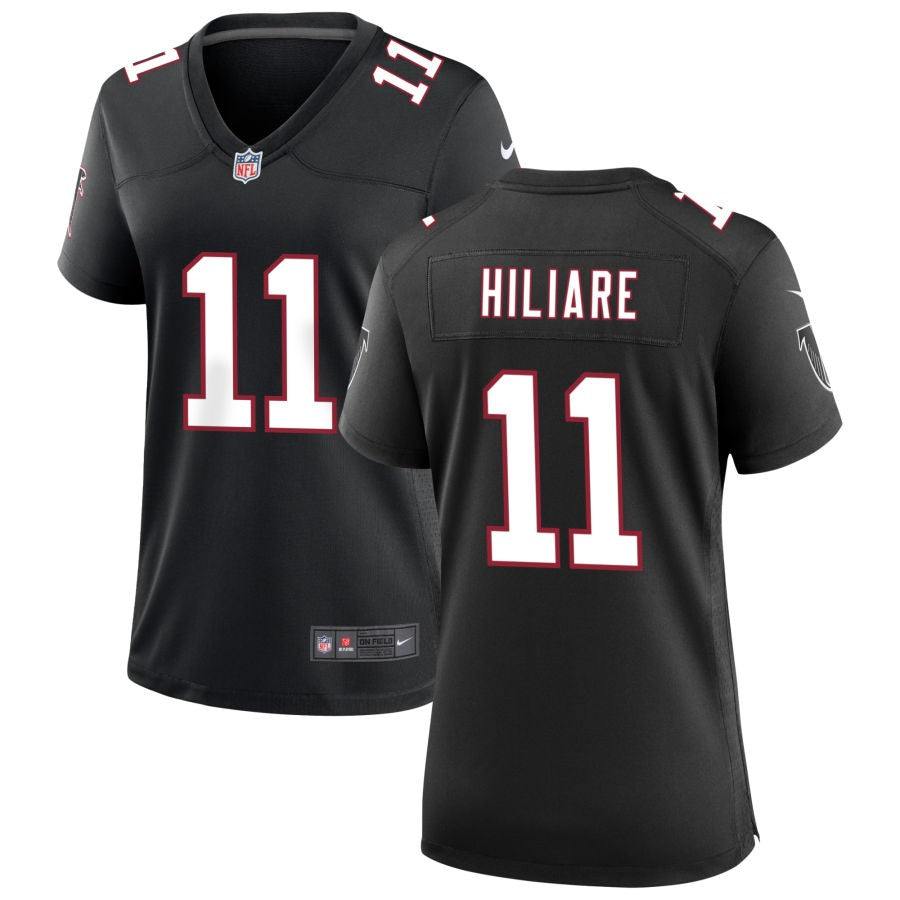 OJ Hiliare Women's Nike Black Atlanta Falcons Throwback Custom Game Jersey