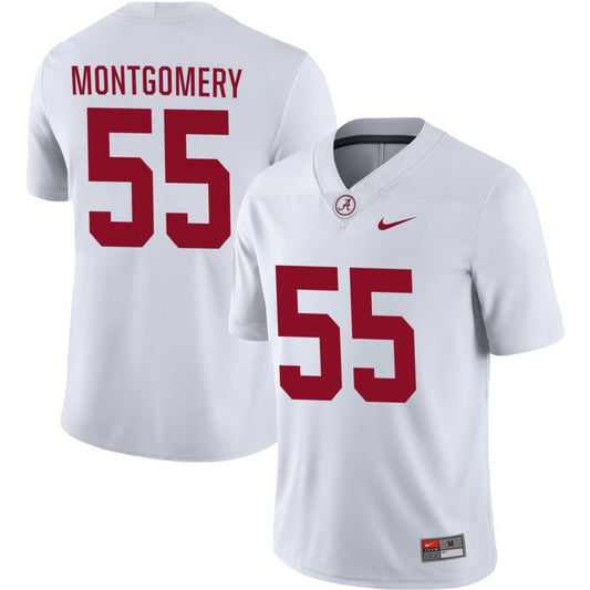 Roq Montgomery Men's Nike White Alabama Crimson Tide Pick-A-Player NIL Replica Football Jersey