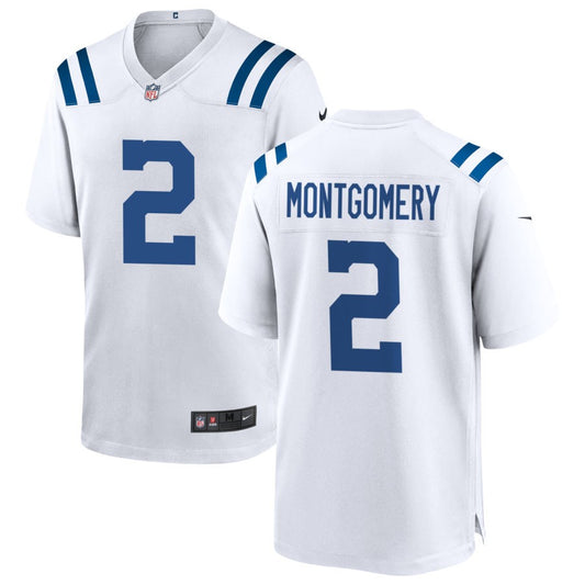 D.J. Montgomery Men's Nike White Indianapolis Colts Custom Game Jersey