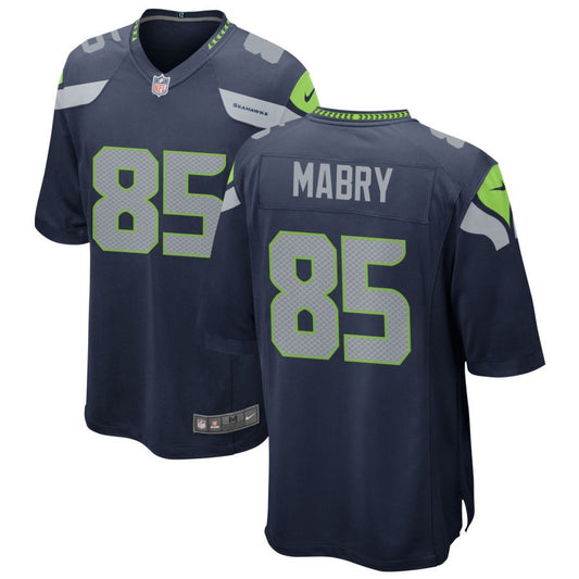 Tyler Mabry Men's Nike College Navy Seattle Seahawks Custom Game Jersey