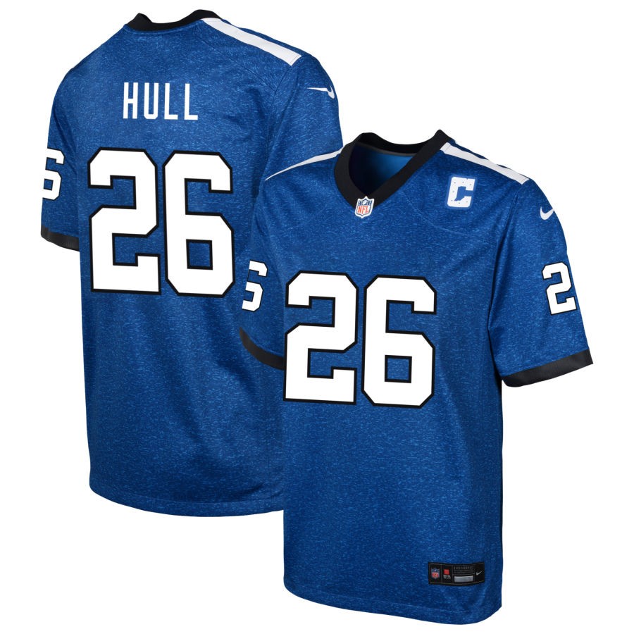 Evan Hull Youth Nike  Blue Indianapolis Colts Indiana Nights Alternate Custom Game Jersey