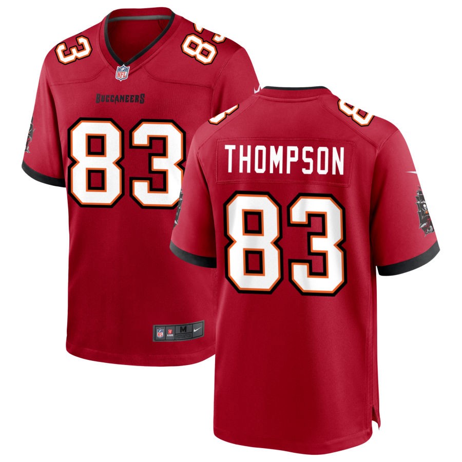 Cody Thompson Men's Nike Tampa Bay Buccaneers Red Custom Game Jersey