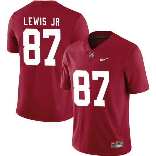 Danny Lewis Jr Men's Nike Crimson Alabama Crimson Tide Pick-A-Player NIL Replica Football Jersey