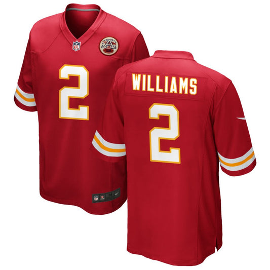 Joshua Williams Men's Nike Red Kansas City Chiefs Custom Game Jersey