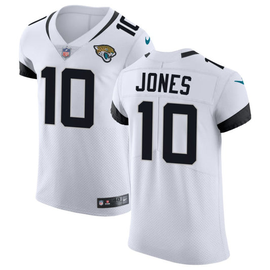 Mac Jones Men's Nike White Jacksonville Jaguars Vapor Untouchable Elite Custom Jersey