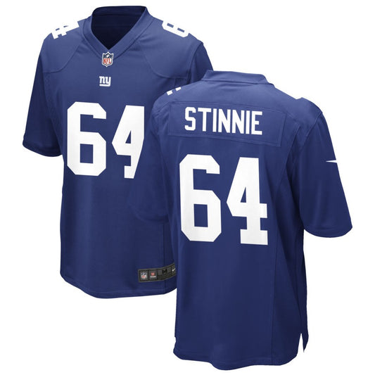 Aaron Stinnie Men's Nike Royal New York Giants Custom Game Jersey