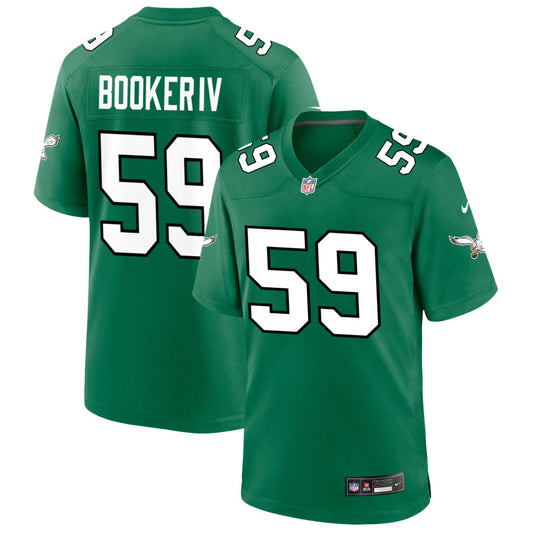 Thomas Booker IV Men's Nike Kelly Green Philadelphia Eagles Alternate Custom Game Jersey