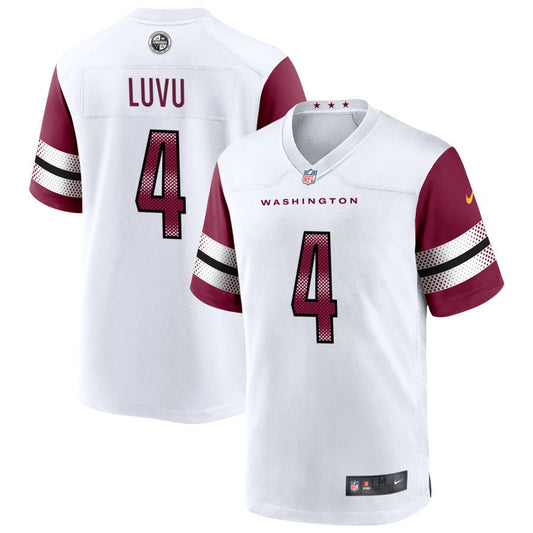 Frankie Luvu Men's Nike White Washington Commanders Game Custom Player Jersey