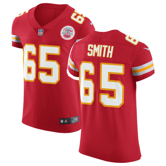 Trey Smith Men's Nike Red Kansas City Chiefs Vapor Untouchable Custom Elite Jersey