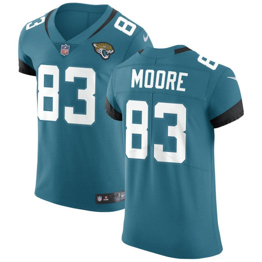 Jaylon Moore Men's Nike Teal Jacksonville Jaguars Vapor Untouchable Elite Custom Jersey