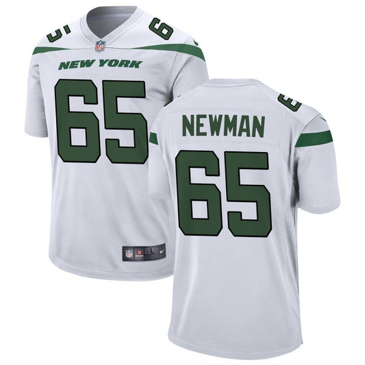 Xavier Newman Men's Nike White New York Jets Custom Game Jersey