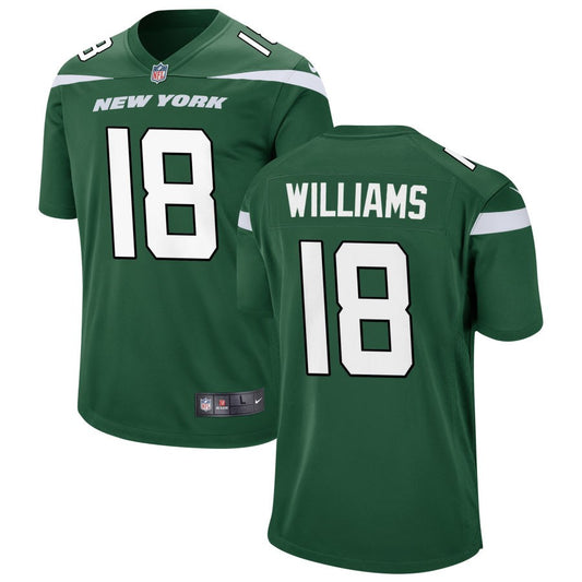 Mike Williams Men's Nike Gotham Green New York Jets Game Custom Jersey