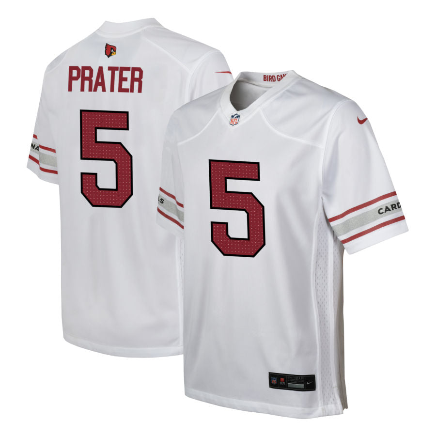 Matt Prater Youth Nike  White Arizona Cardinals Custom Game Jersey