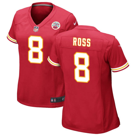 Justyn Ross Women's Nike Red Kansas City Chiefs Custom Game Jersey