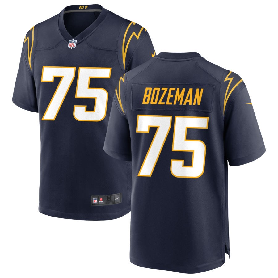 Bradley Bozeman Men's Nike Navy Los Angeles Chargers Alternate Custom Game Jersey