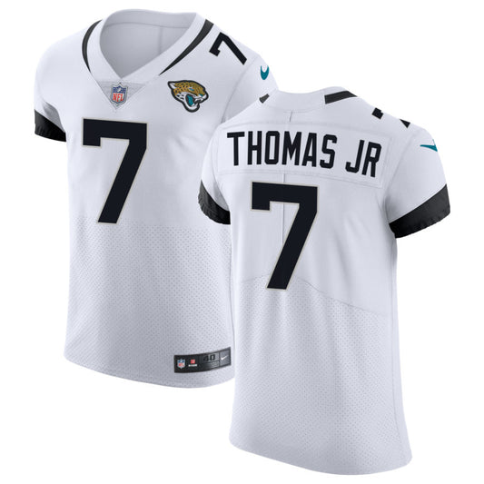 Brian Thomas Jr Men's Nike White Jacksonville Jaguars Vapor Untouchable Elite Custom Jersey