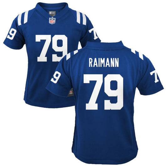 Bernhard Raimann Youth Nike Indianapolis Colts Royal Custom Game Jersey