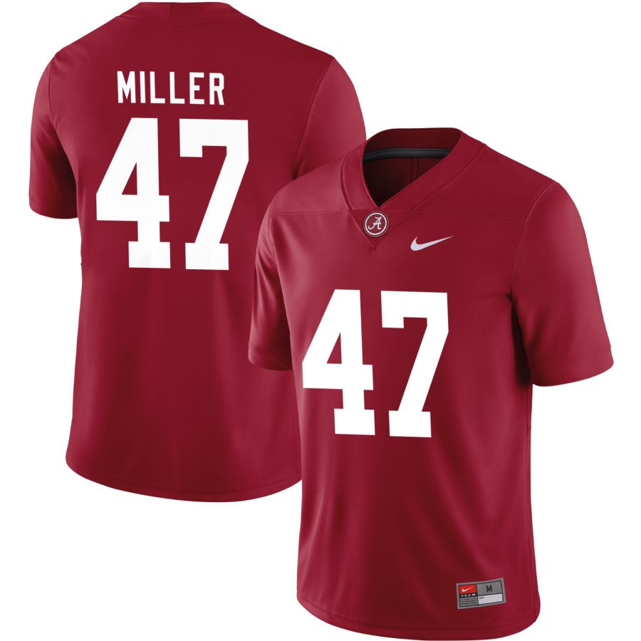 Christian Miller Men's Nike Crimson Alabama Crimson Tide NFL Alumni Pick-A-Player Game Jersey