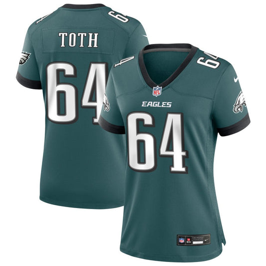 Brett Toth Women's Nike Midnight Green Philadelphia Eagles Custom Game Jersey