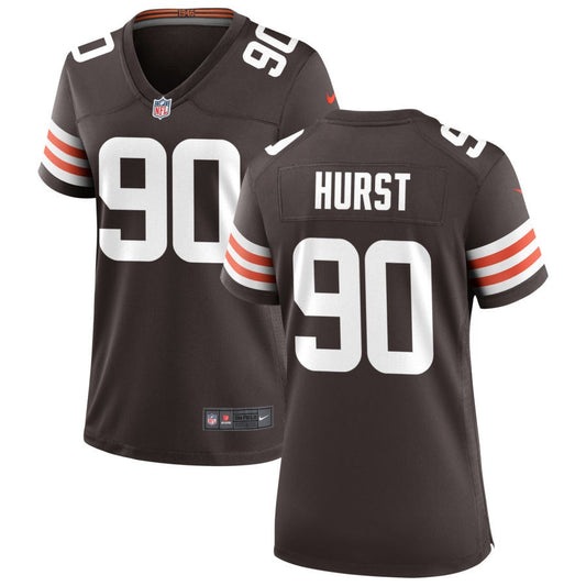 Maurice Hurst Women's Nike Cleveland Browns Brown Custom Game Jersey