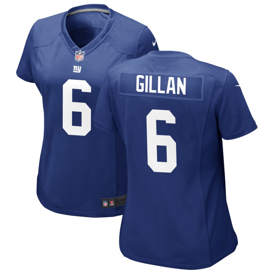 Jamie Gillan Women's Nike Royal New York Giants Custom Jersey