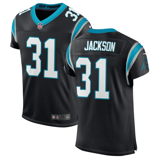 Lamar Jackson Men's Nike Black Carolina Panthers Classic Custom Elite Jersey