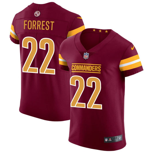 Darrick Forrest Men's Nike Burgundy Washington Commanders Vapor Untouchable Elite Custom Jersey