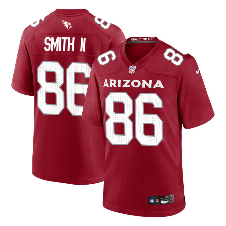 Jeff Smith II Men's Nike Cardinal Arizona Cardinals Custom Game Jersey