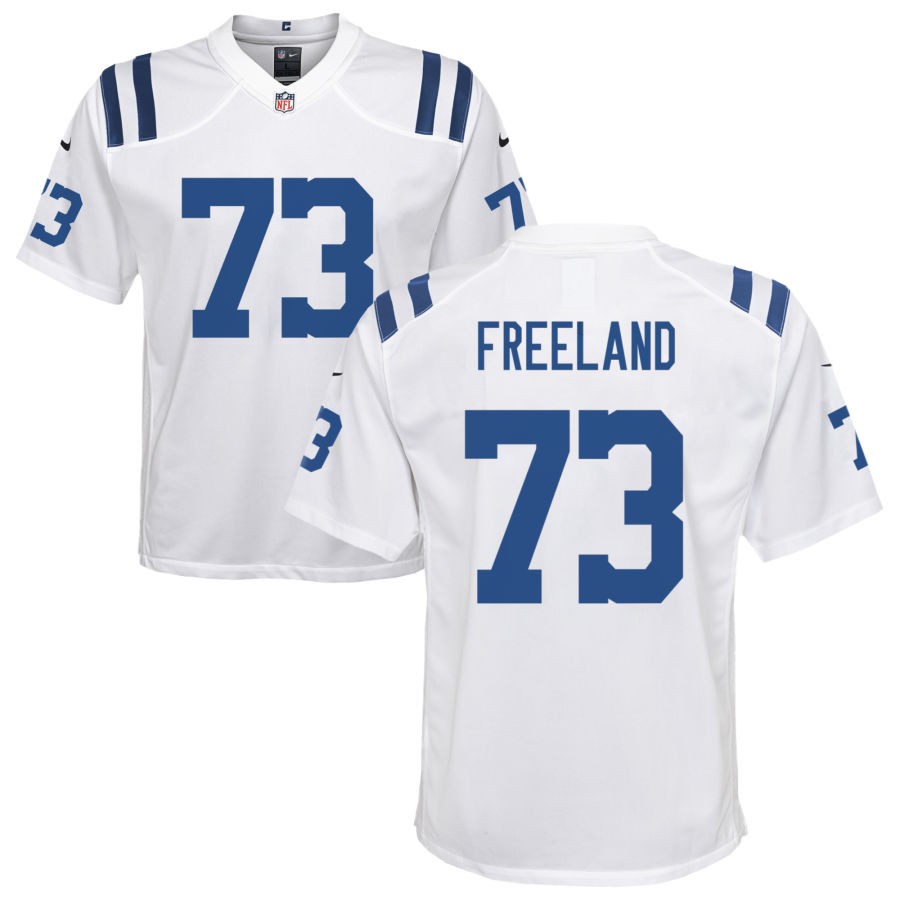 Blake Freeland Youth Nike Indianapolis Colts White Custom Game Jersey