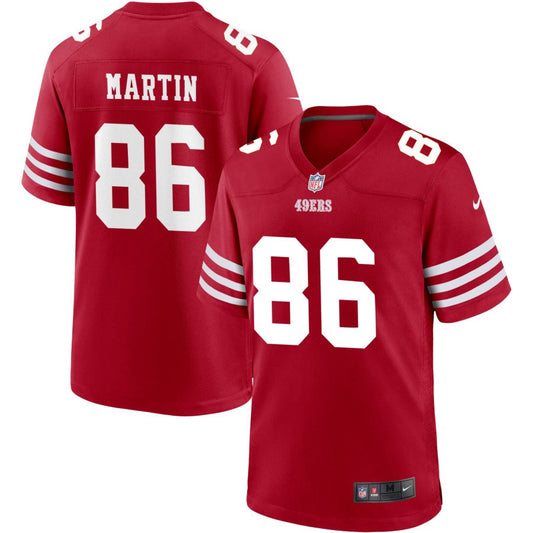 Tay Martin Men's Nike Scarlet San Francisco 49ers Custom Jersey