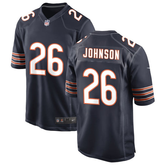 Quindell Johnson Men's Nike Navy Chicago Bears Custom Game Jersey