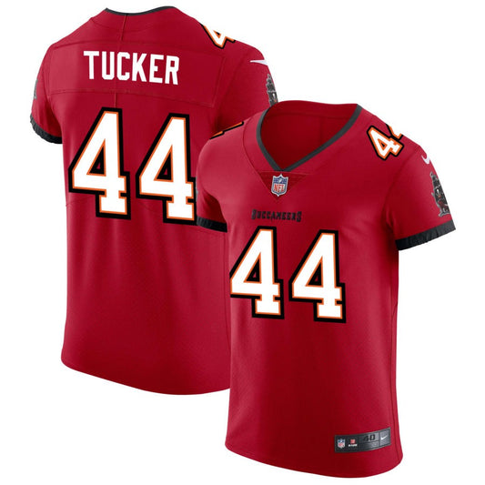 Sean Tucker Men's Nike Red Tampa Bay Buccaneers Vapor Elite Custom Jersey