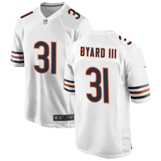 Kevin Byard III Men's Nike White Chicago Bears Custom Game Jersey